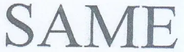 SAME trademark logo