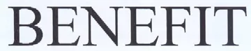 BENEFIT trademark logo