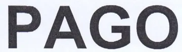 PAGO trademark logo