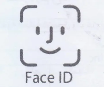 Face ID إلى trademark logo