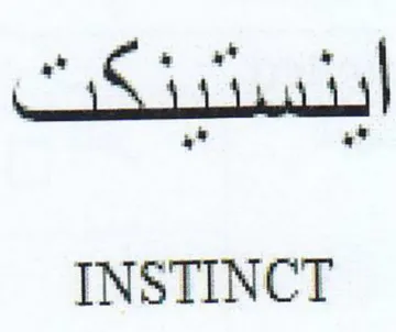 iia i INSTINCT trademark logo