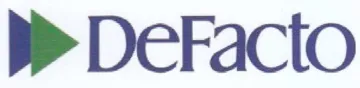 DeFacto trademark logo