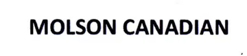 MOLSON CANADIAN trademark logo
