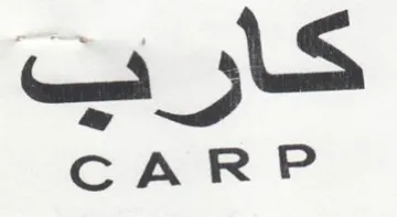 CARP كارب trademark logo