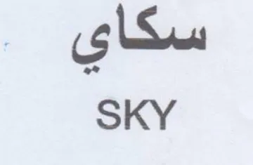 SKY سكاي trademark logo