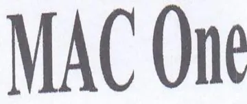 MAC One trademark logo