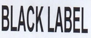 BLACK LABEL trademark logo
