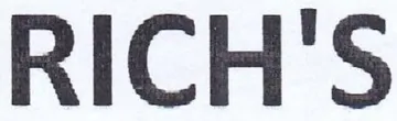RICH'S trademark logo
