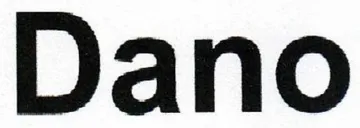 Dano trademark logo