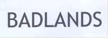 BADLANDS trademark logo