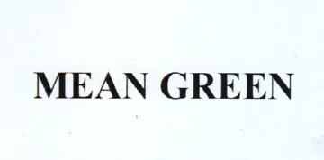 MEAN GREEN trademark logo