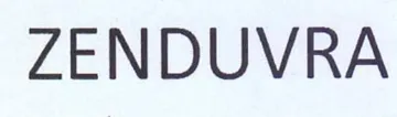 ZENDUVRA trademark logo