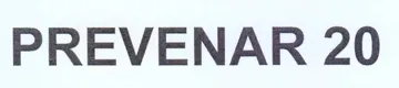 PREVENAR 20 trademark logo
