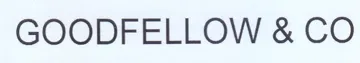 GOODFELLOW & CO trademark logo
