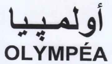 OLYMPEA أولمييا trademark logo