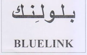 BLUELINK trademark logo