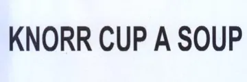 KNORR CUP A SOUP trademark logo