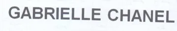 GABRIELLE CHANEL trademark logo
