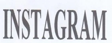 INSTAGRAM trademark logo