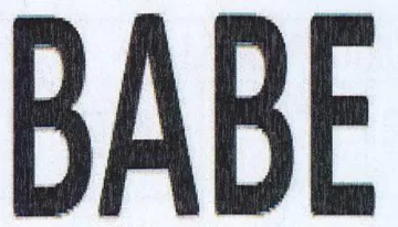 BABE trademark logo