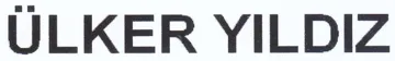 ULKER YILDIZ trademark logo
