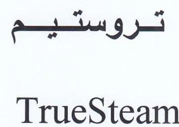 TrueSteam تروستيم trademark logo
