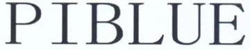 PIBLUE trademark logo