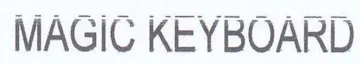 MAGIC KEYBOARD trademark logo