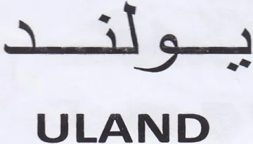 ee ULAND trademark logo