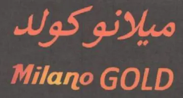 Milano GOLD مبلان وكولد trademark logo