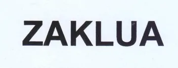 ZAKLUA trademark logo