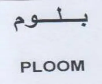PLOOM بلوم trademark logo