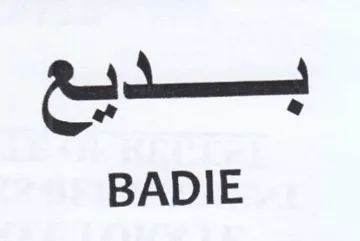 Baebes BADIE trademark logo