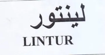 LINTUR لينتور trademark logo