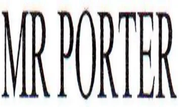 MR PORTER trademark logo