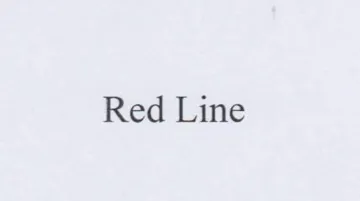 Red Line trademark logo