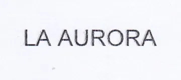 LA AURORA trademark logo