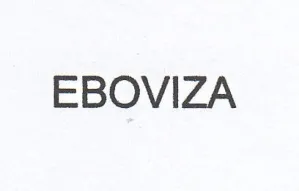 EBOVIZA trademark logo