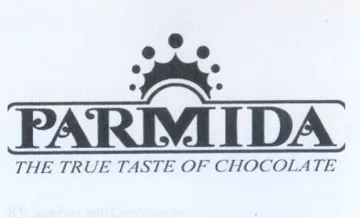 e e pe. PARIVMITDA THE TRUE TASTE OF CHOC في trademark logo
