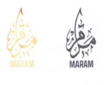 BY 06 4 0 MARAM MARAM هاعم trademark logo