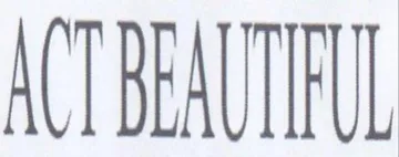 ACT BEAUTIFUL trademark logo