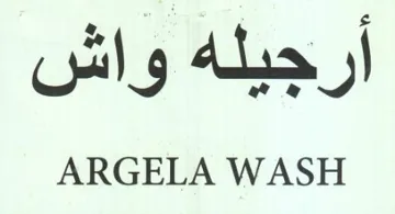 ARGELA WASH trademark logo