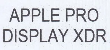 APPLE PRO DISPLAY XDR trademark logo