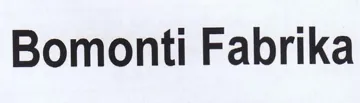 Bomonti Fabrika trademark logo