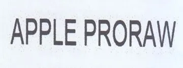 APPLE PRORAW trademark logo