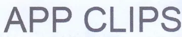 APP CLIPS trademark logo