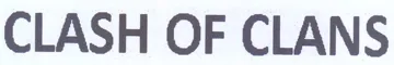 CLASH OF CLANS trademark logo