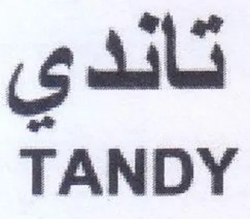 og TANDY trademark logo