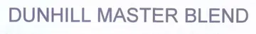 DUNHILL MASTER BLEND trademark logo