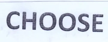 CHOOSE trademark logo